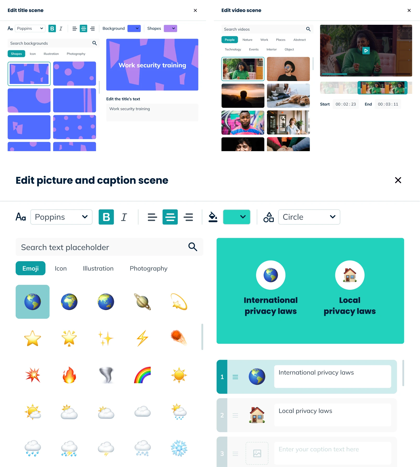 Web Video Editor for AI Corporate Video Generator
