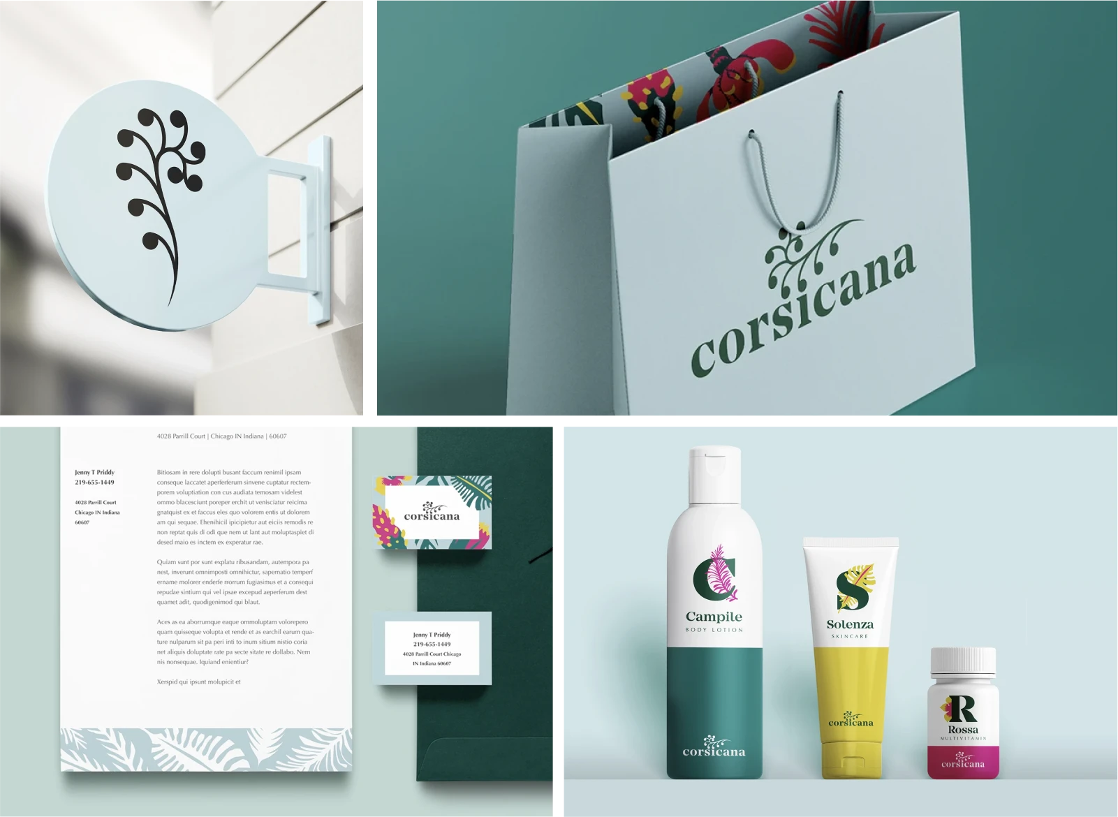 corsicana visual identity