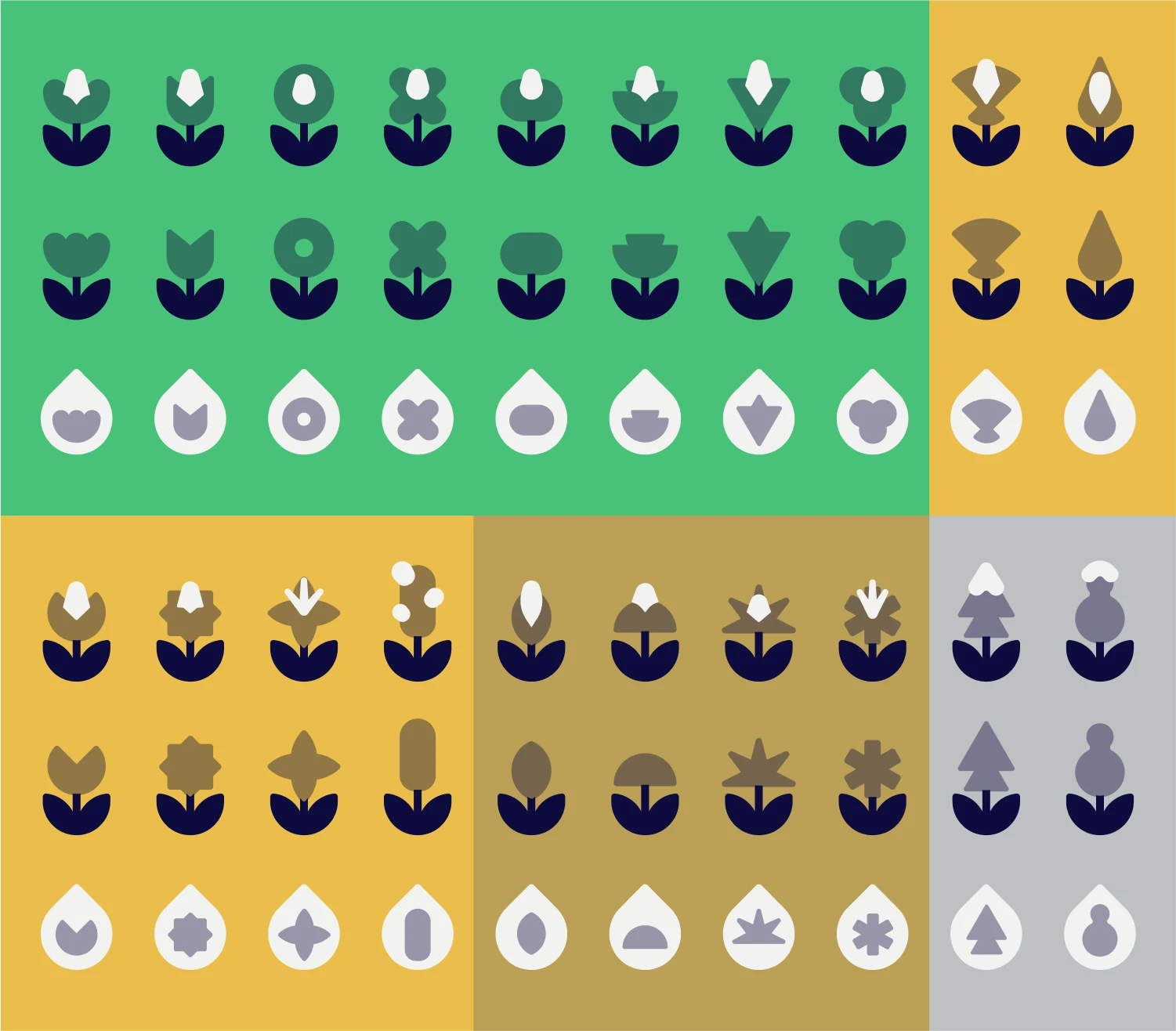 flower asset designs